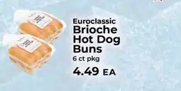 Sunset Foods Euroclassic Brioche Hot Dog Buns offer