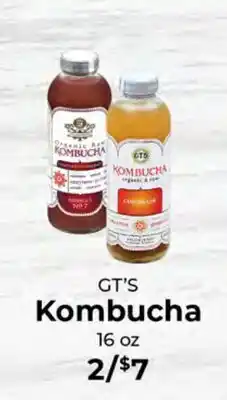 Sunset Foods GT'S Kombucha offer