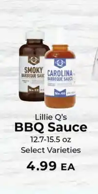 Sunset Foods Lillie Q's BBQ Sauce offer