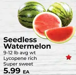 Sunset Foods Seedless Watermelon offer