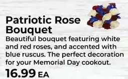 Sunset Foods Patriotic Rose Bouquet offer