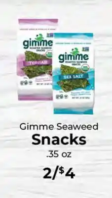 Sunset Foods Gimme Seaweed Snacks offer