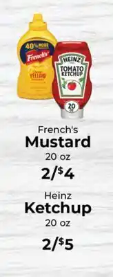 Sunset Foods French's Mustard, Heinz Ketchup offer