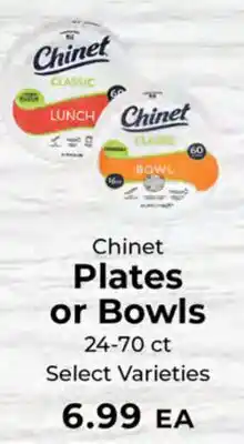 Sunset Foods Chinet Plates or Bowls offer