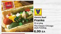 Sunset Foods Vienna Beef Franks offer
