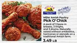 Sunset Foods Miller Amish Poultry Pick O' Chick offer