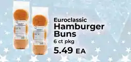Sunset Foods Euroclassic Hamburger Buns offer