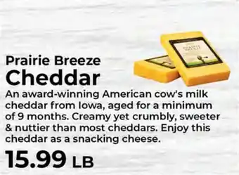 Sunset Foods Prairie Breeze Cheddar offer