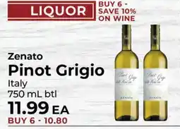 Sunset Foods Zenato Pinot Grigio offer