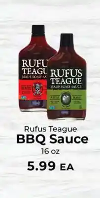 Sunset Foods Rufus Teague BBQ Sauce offer