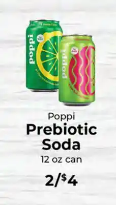 Sunset Foods Poppi Prebiotic Soda offer