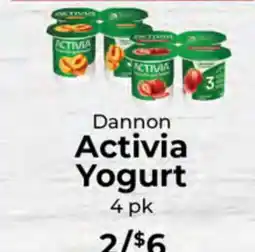 Sunset Foods Dannon Activia Yogurt offer