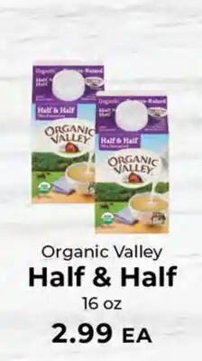 Sunset Foods Organic Valley Half & Half offer