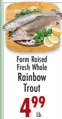 Garden Fresh Market Farm Raised Fresh Whole Rainbow Trout offer