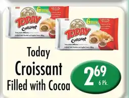 Garden Fresh Market Today Croissant Filled with Cocoa offer