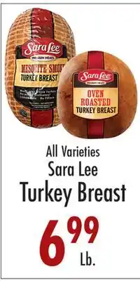 Garden Fresh Market All Varieties Sara Lee Turkey Breast offer