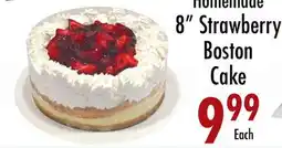 Garden Fresh Market Homemade 8 Strawberry Boston Cake offer