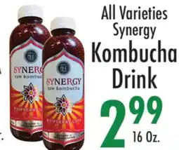 Garden Fresh Market All Varieties Synergy Kombucha Drink offer