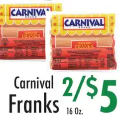 Garden Fresh Market Carnival Franks offer