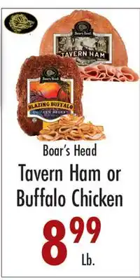Garden Fresh Market Boar's Head Tavern Ham or Buffalo Chicken offer