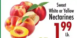 Garden Fresh Market Sweet White or Yellow Nectarines offer