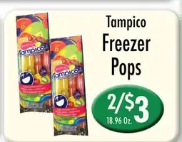 Garden Fresh Market Tampico Freezer Pops offer