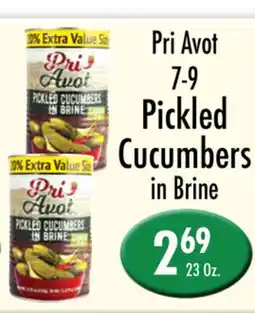 Garden Fresh Market Pri Avot 7-9 Pickled Cucumbers in Brine offer