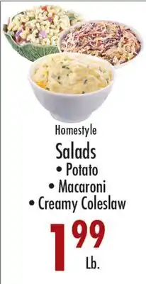 Garden Fresh Market Homestyle Salads offer