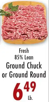 Garden Fresh Market Fresh 85% Lean Ground Chuck or Ground Round offer