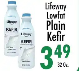 Garden Fresh Market Lifeway Lowfat Plain Kefir offer