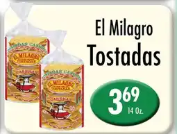 Garden Fresh Market El Milagro Tostadas offer