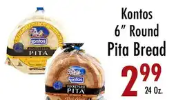 Garden Fresh Market Kontos 6 Round Pita Bread offer