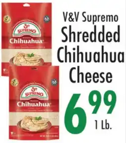Garden Fresh Market V&V Supremo Shredded Chihuahua Cheese offer