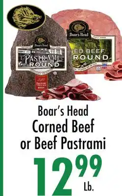Garden Fresh Market Boar's Head Corned Beef or Beef Pastrami offer