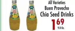 Garden Fresh Market All Varieties Buen Provecho Chia Seed Drinks offer