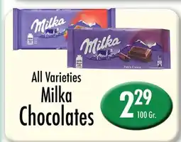 Garden Fresh Market All Varieties Milka Chocolates offer