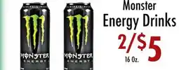 Garden Fresh Market Monster Energy Drinks offer
