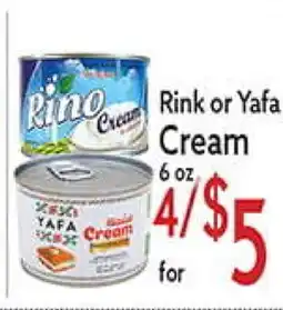 World Fresh Market Rink or Yafa Cream offer