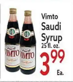 World Fresh Market Vimto Saudi Syrup offer