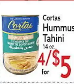 World Fresh Market Cortas Hummus Tahini offer