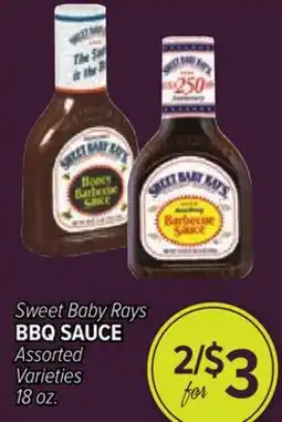 Cermak Fresh Market Sweet Baby Rays BBQ SAUCE offer