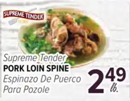 Cermak Fresh Market Supreme Tender PORK LOIN SPINE offer