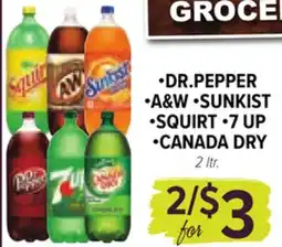 Cermak Fresh Market •DR.PEPPER •A&W •SUNKIST •SQUIRT •7 UP •CANADA DRY offer