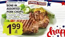 Cermak Fresh Market Supreme Tender BONE-IN ASSORTED PORK CHOPS offer
