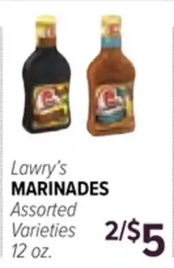Cermak Fresh Market Lawry's MARINADES offer