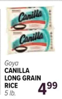 Cermak Fresh Market GOYA CANILLA LONG GRAIN RICE offer