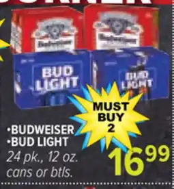 Cermak Fresh Market •BUDWEISER •BUD LIGHT offer