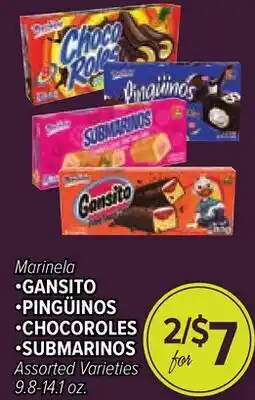Cermak Fresh Market Marinela •GANSITO •PINGÜINOS •CHOCOROLES •SUBMARINOS offer