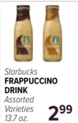 Cermak Fresh Market Starbucks FRAPPUCCINO DRINK offer