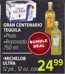Cermak Fresh Market GRAN CENTENARIO TEQUILA •Plata •Reposado offer